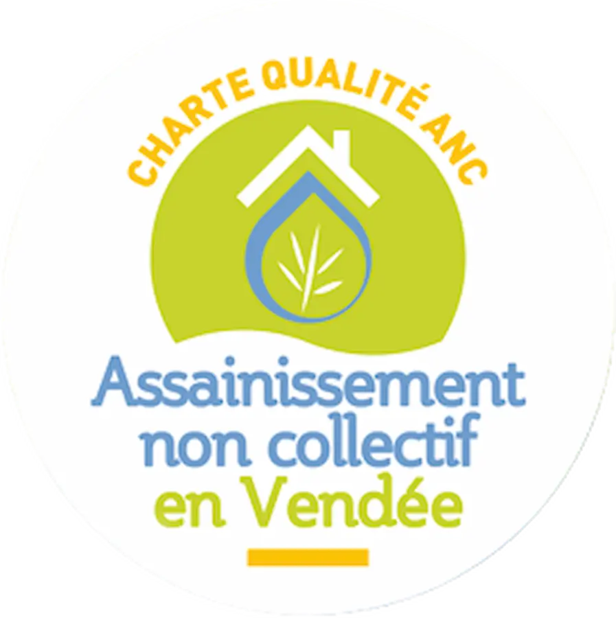 Logo de Assainissement non collectif en Vendée, label de l'entreprise STTP, entreprise de travaux publics à Talmont Saint Hilaire