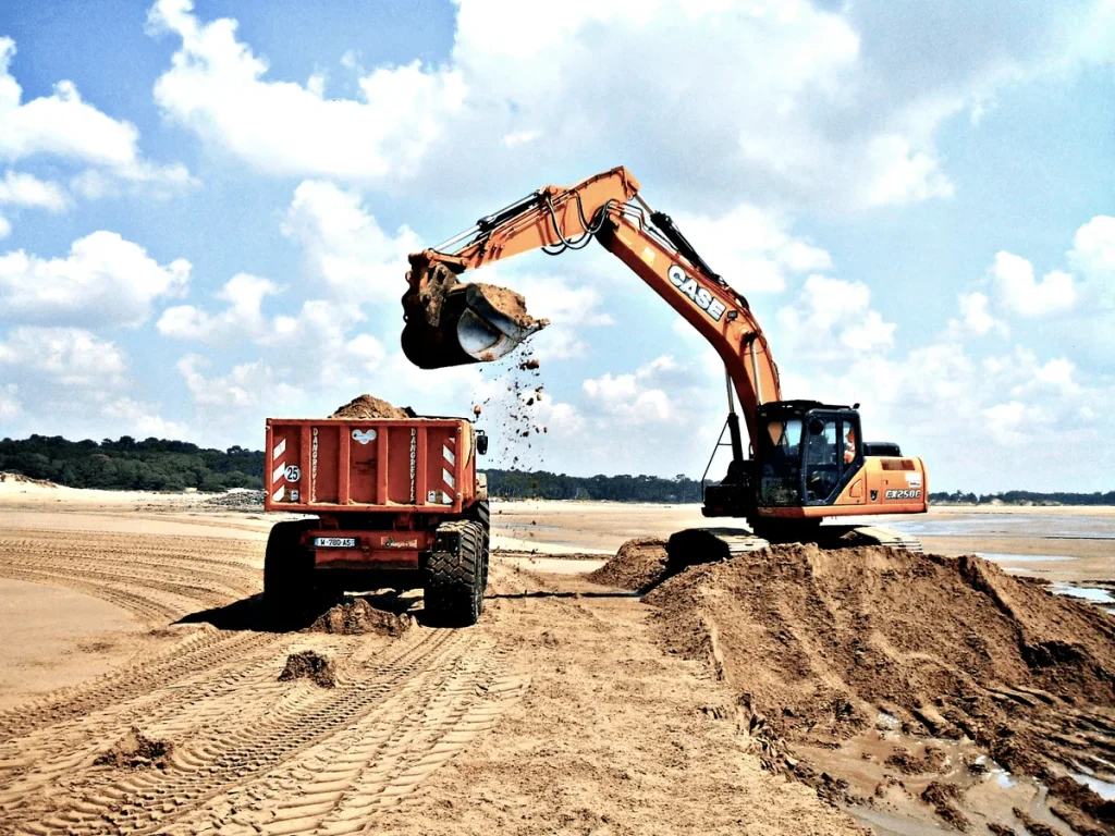 Réalisation de travaux publics par l'entreprise STTP, entreprise de travaux publics à Talmont Saint Hilaire